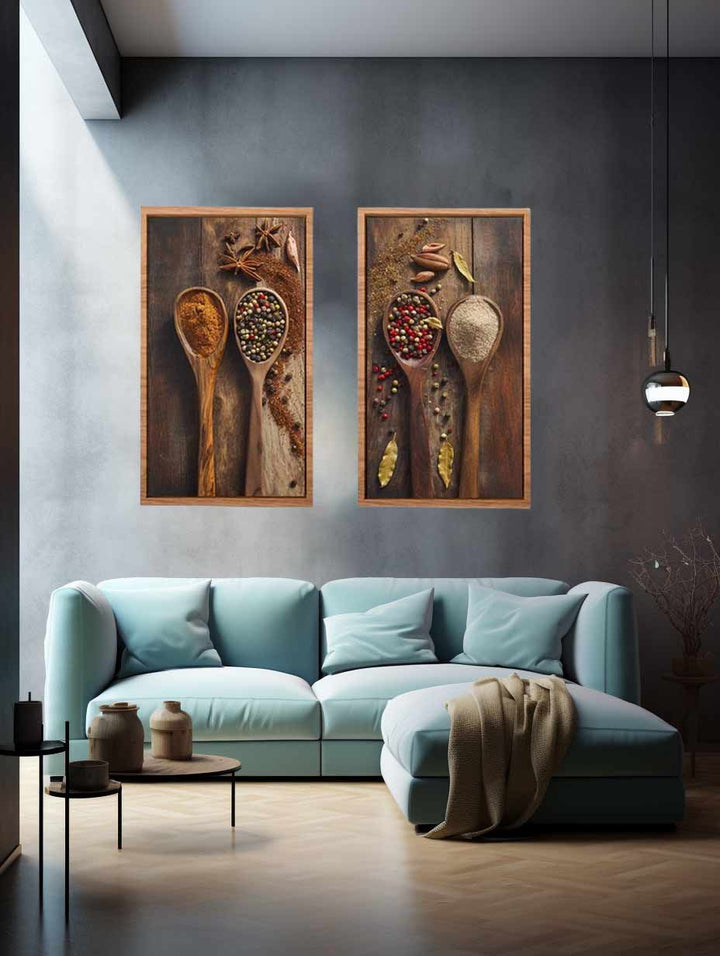 Herbs And Spices Art Set
