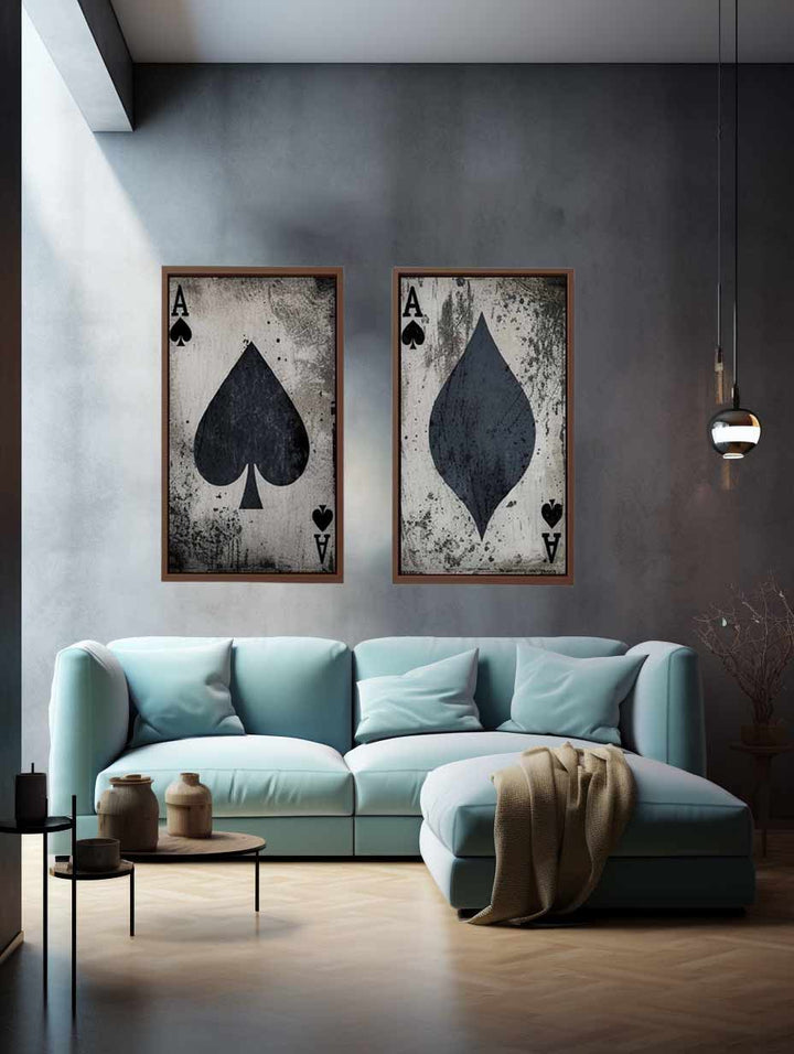 Poker Spade Panel Art