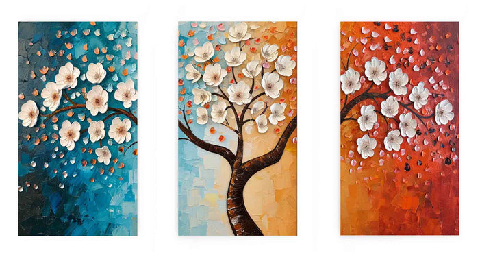 3 piece Tree Painting Set