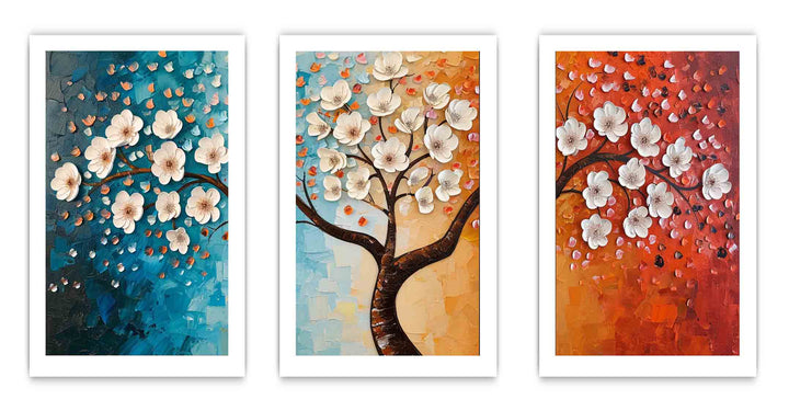 3 piece Tree Painting Set