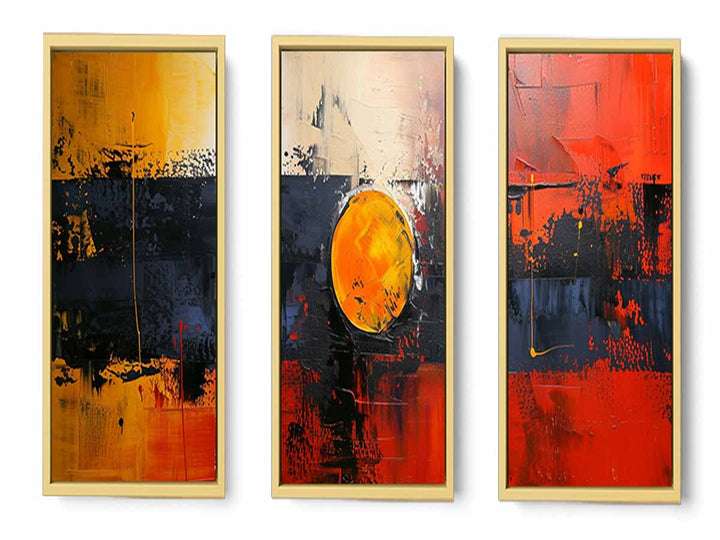 Abstract Three Piece Set  Painting