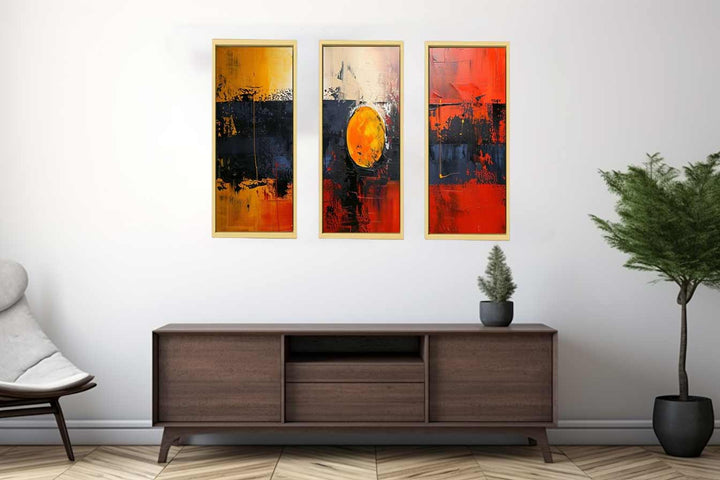 Abstract Three Piece Set  Painting