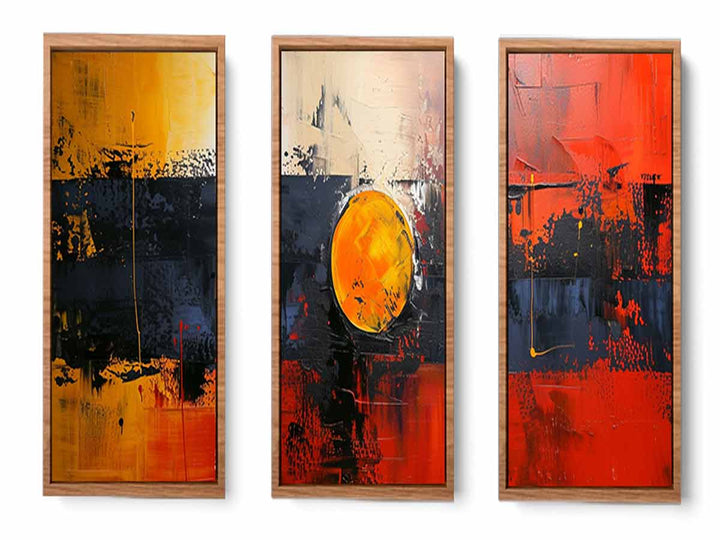Abstract Three Piece Set  Painting