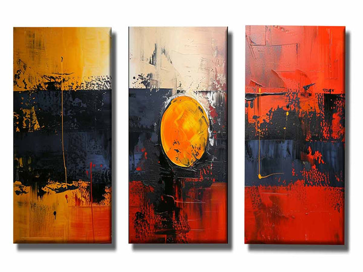Abstract Three Piece Set  Painting
