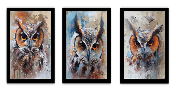 Owl Panel Art