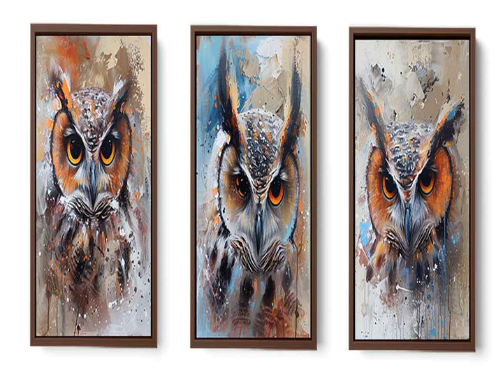 Owl Panel Art