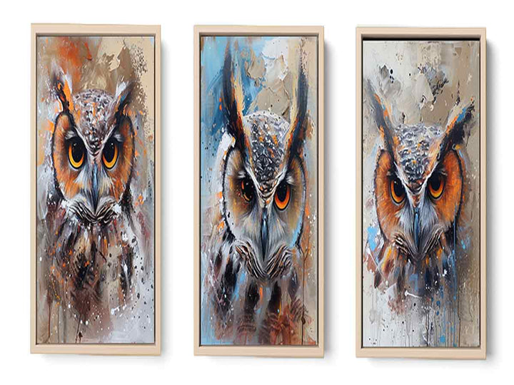 Owl Panel Art