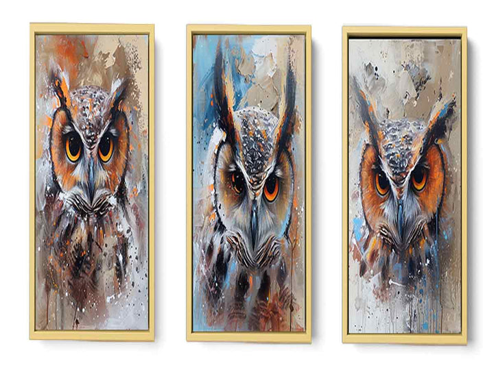 Owl Panel Art
