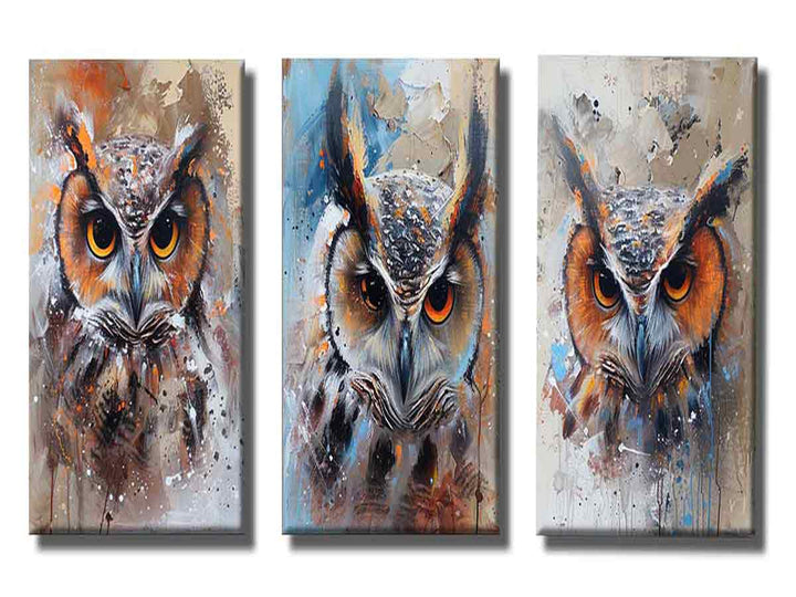 Owl Panel Art