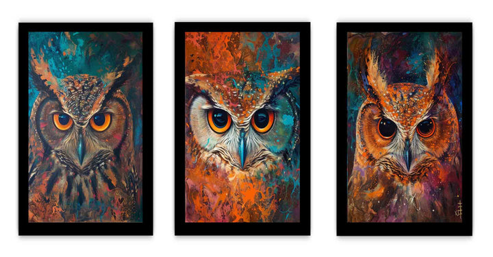 Owl Art Set