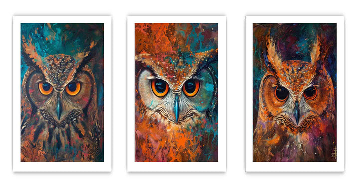 Owl Art Set