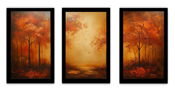 3 Piece Tree  Art Set