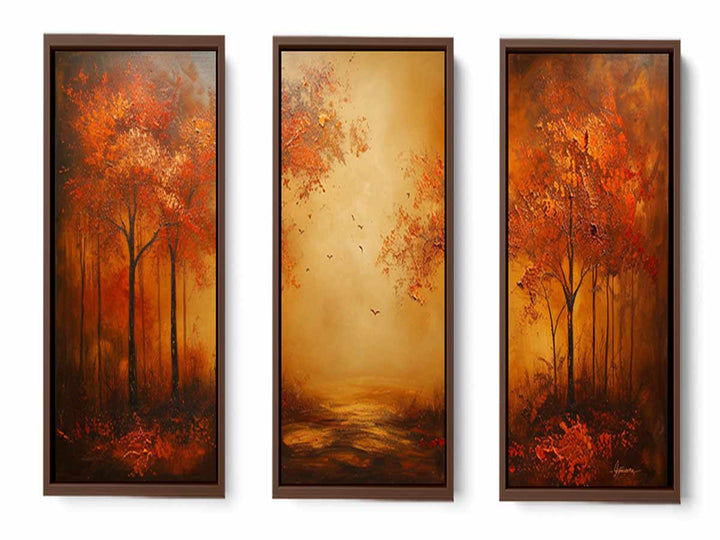 3 Piece Tree  Art Set