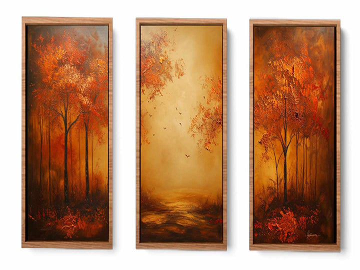 3 Piece Tree  Art Set