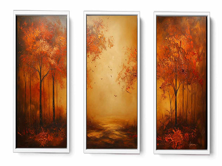 3 Piece Tree  Art Set