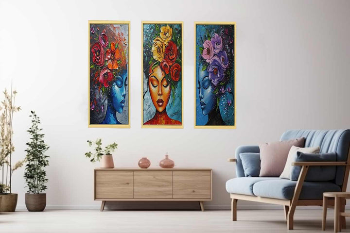 3 Piece women  Art Set
