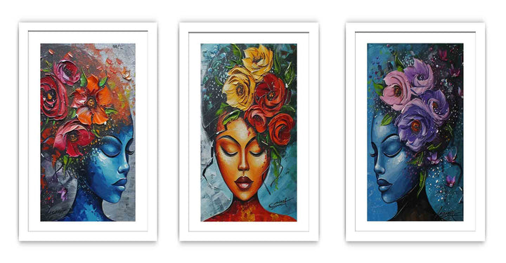 3 Piece women  Art Set