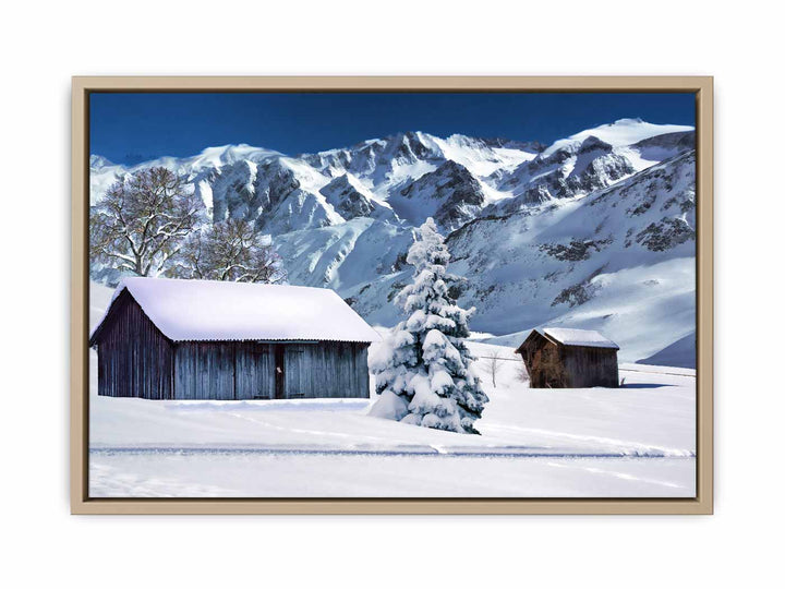 Snow House Painting 