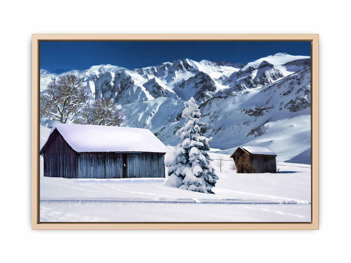 Snow House Painting 