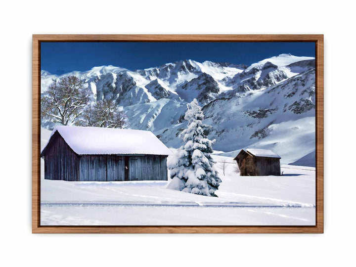 Snow House Painting 
