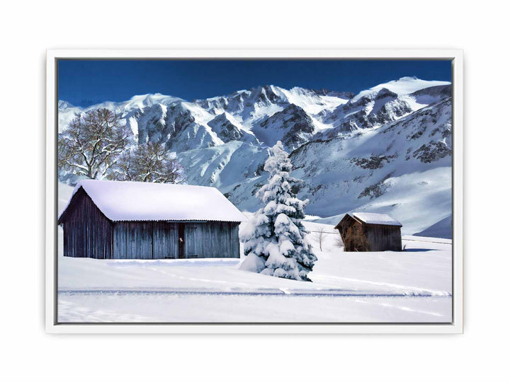 Snow House Painting 