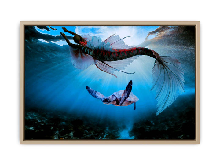 Turtle  and Fish Art 