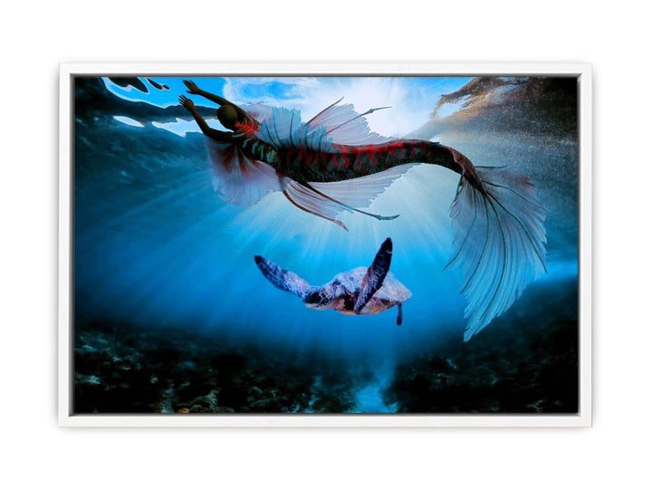 Turtle  and Fish Art 