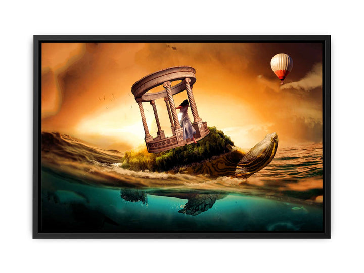 Turtle Fantasy Painting Artwork 