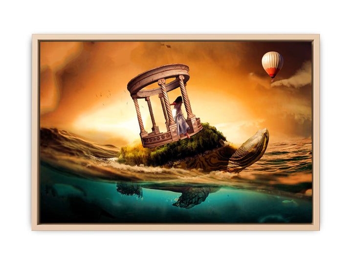 Turtle Fantasy Painting Artwork 