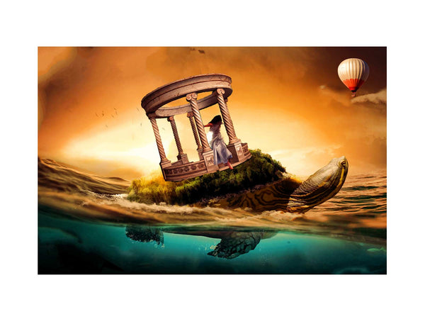 Turtle Fantasy Painting Artwork