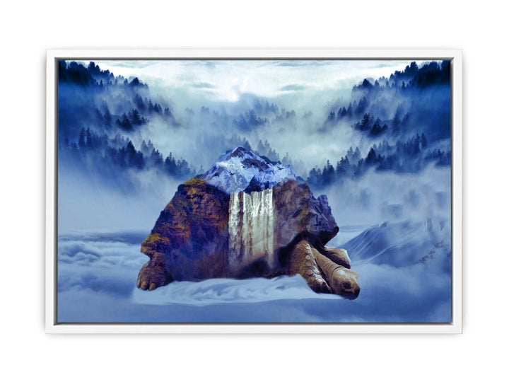 Turtle Oil Painting Artwork 