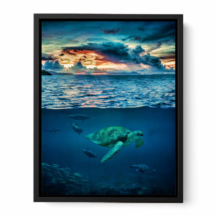Turtle  Wall art Oil Painting 