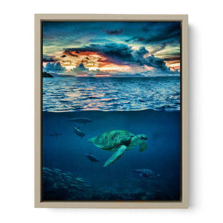 Turtle  Wall art Oil Painting 