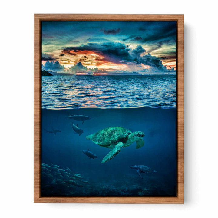 Turtle  Wall art Oil Painting 