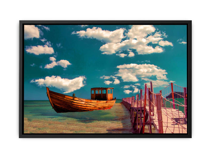 Boat Oil Painting 