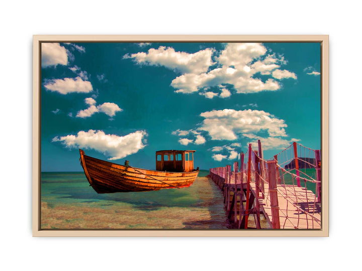 Boat Oil Painting 