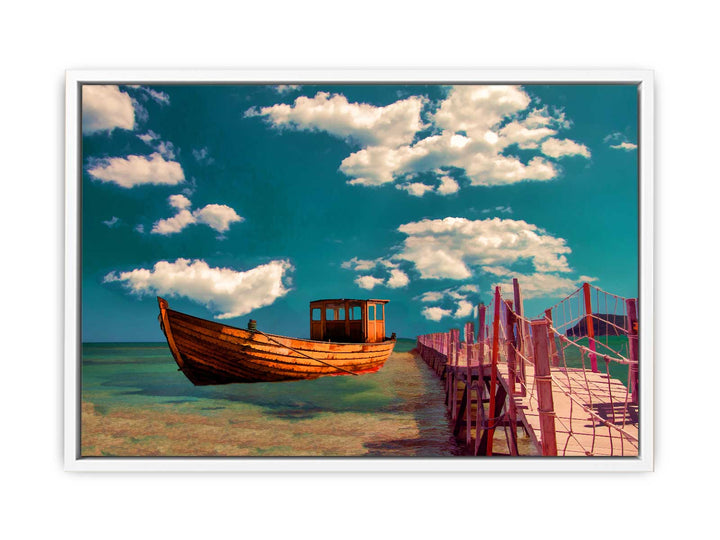Boat Oil Painting 