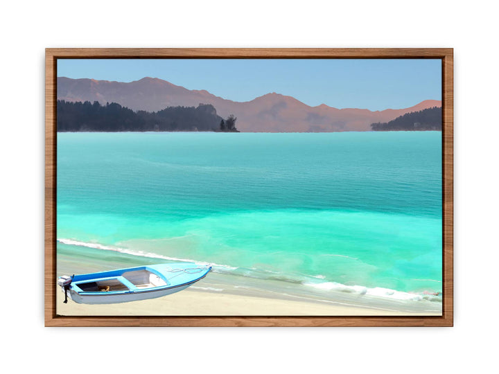 Boat and Beach Painting 
