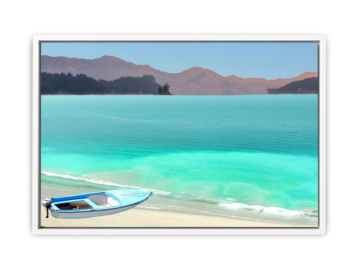 Boat and Beach Painting 