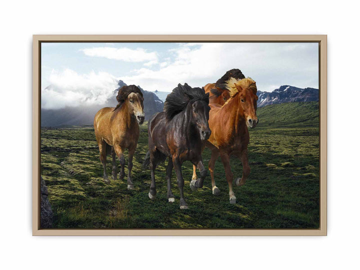Mountian Horse Painting 