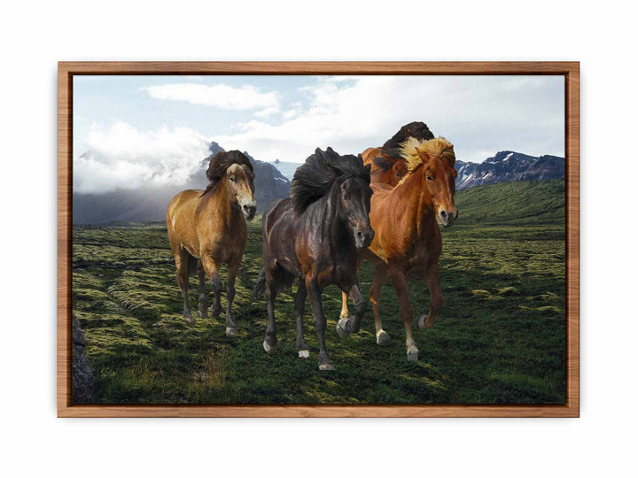 Mountian Horse Painting 