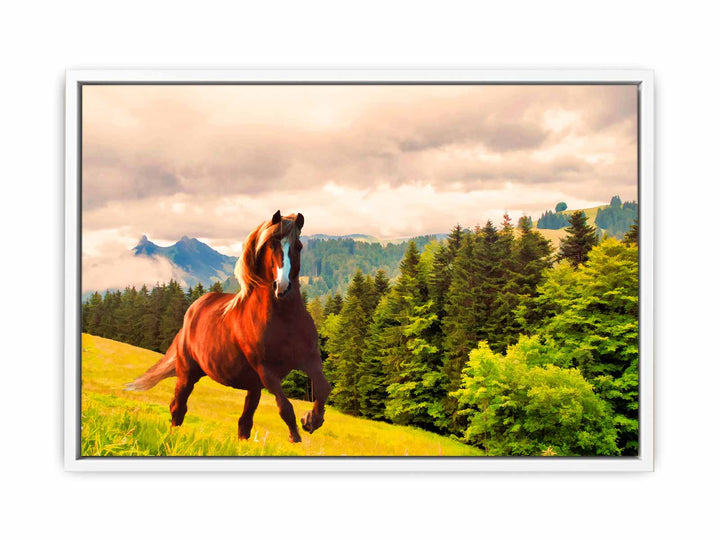 Running Horse Painting 