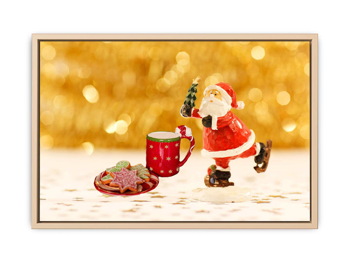 Santa Christmas Painting 