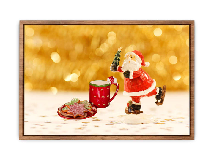 Santa Christmas Painting 