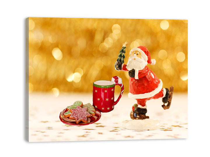 Santa Christmas Painting 