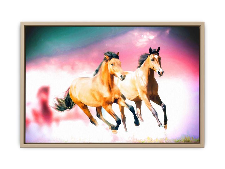 Running Horse Art Painting 