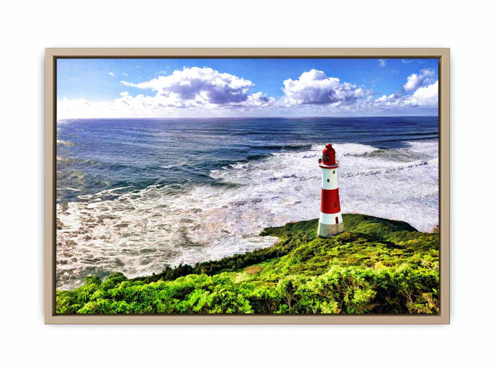 Lighthouse Beach Painting 