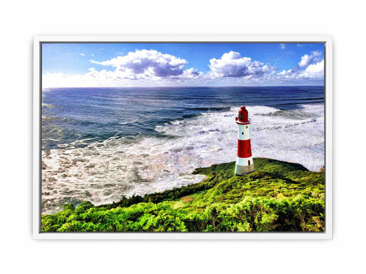 Lighthouse Beach Painting 