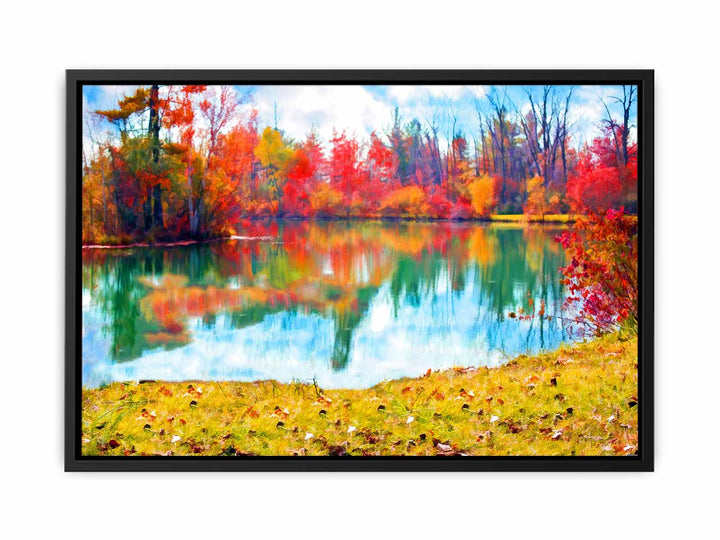 Fine Art Lake Painting 