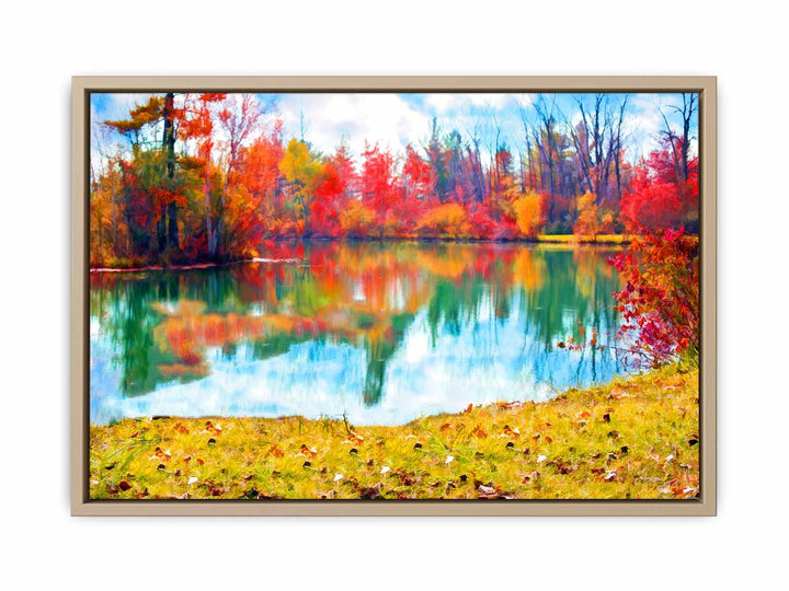 Fine Art Lake Painting 